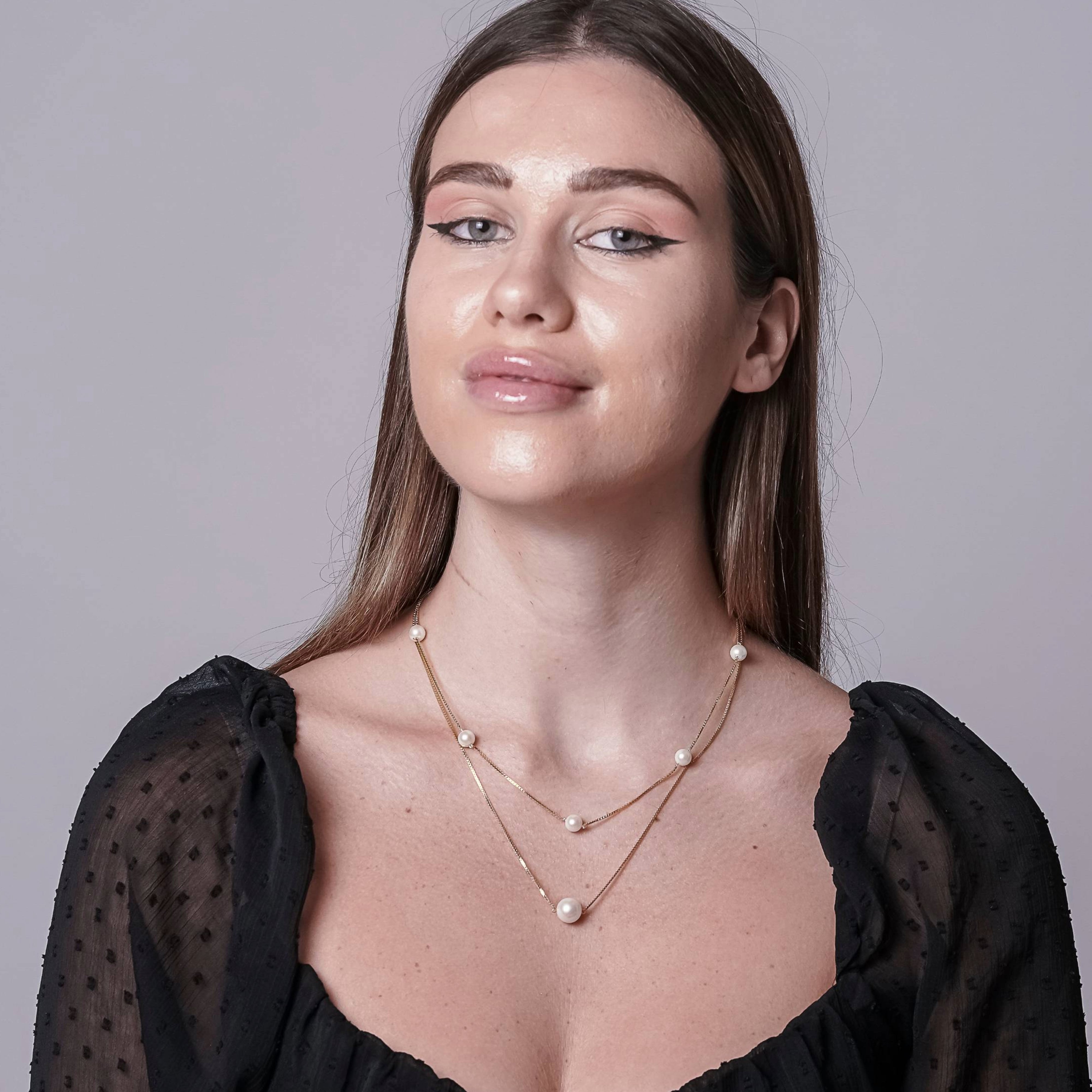Layered Pearl Necklace