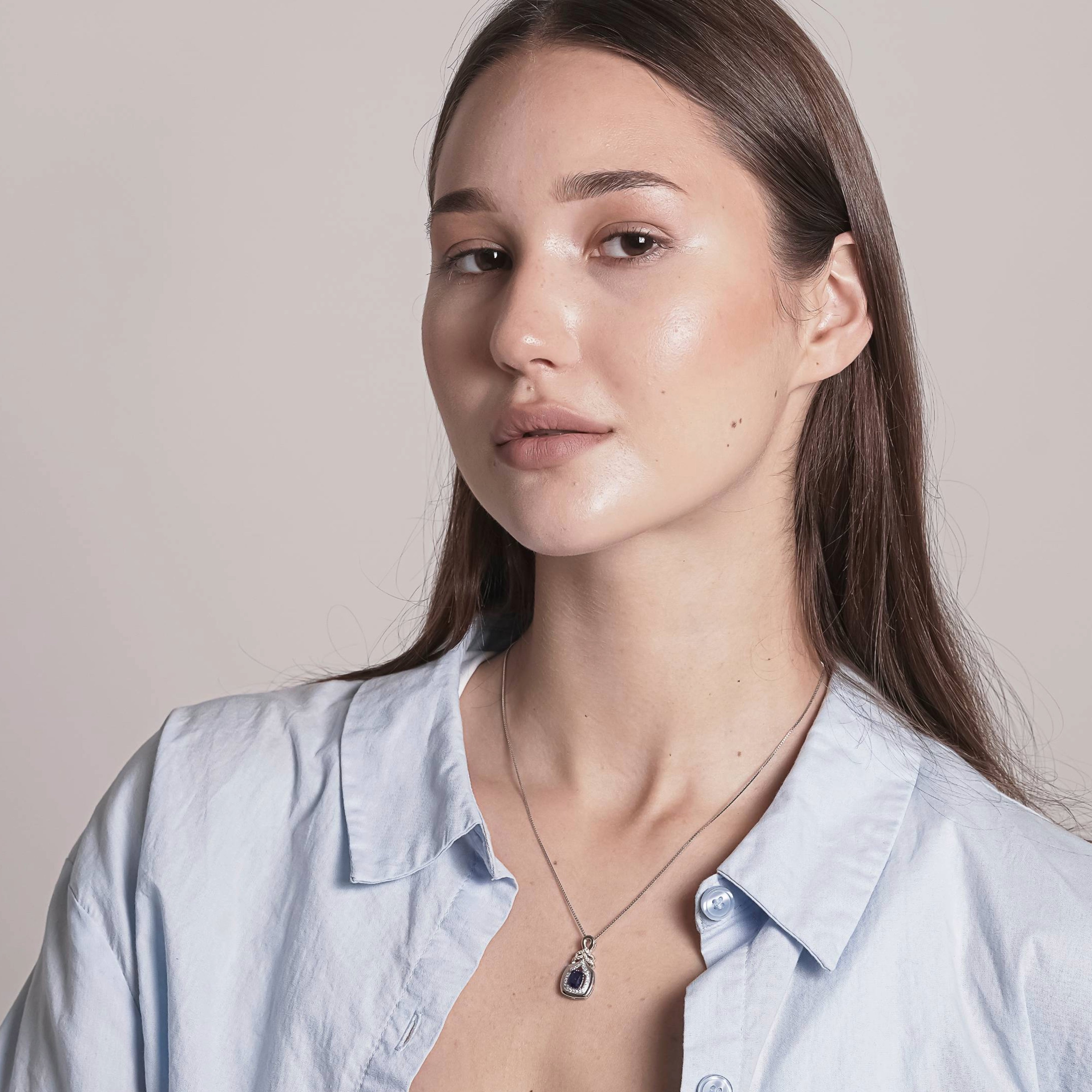Box Sterling Necklace