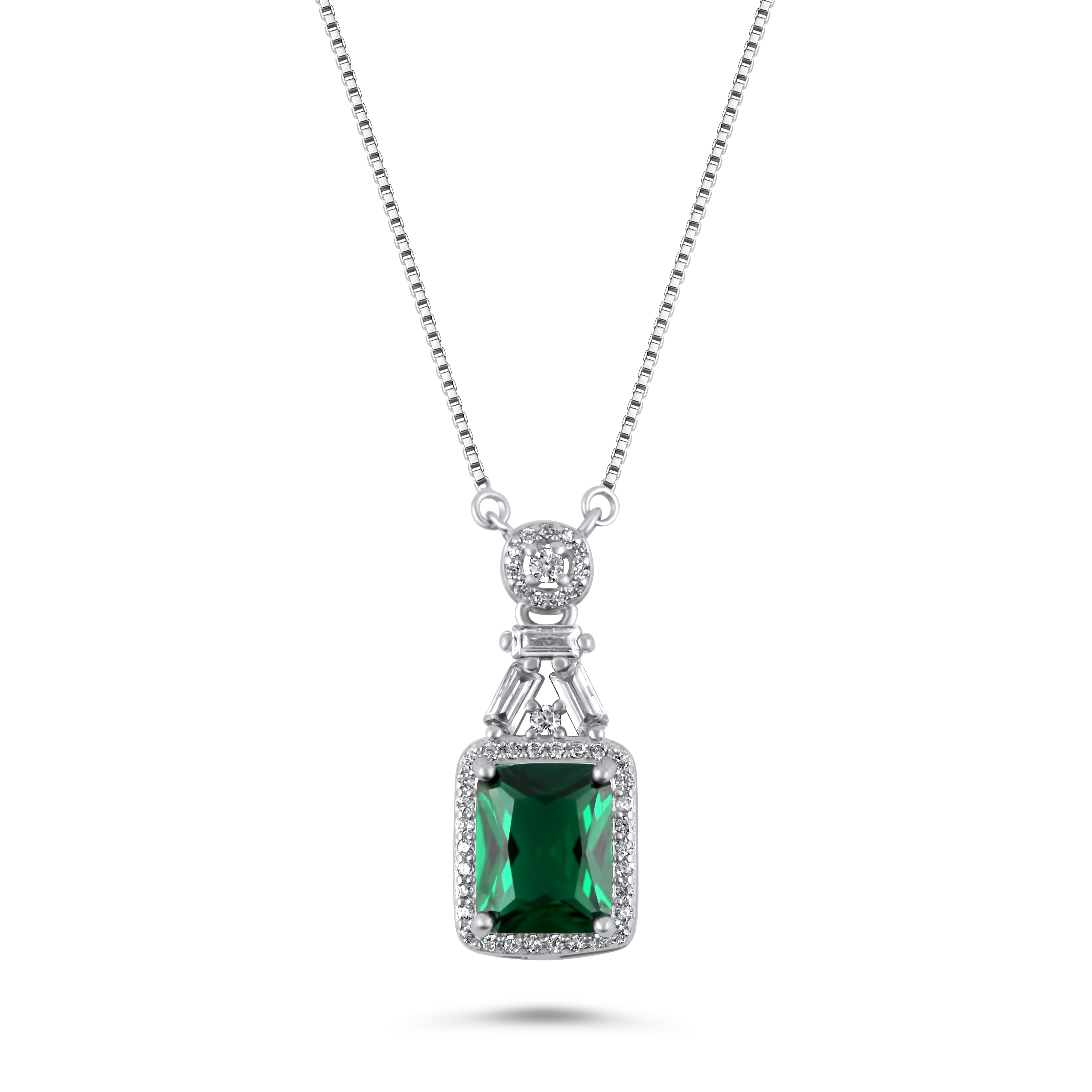 Box Emerald Necklace