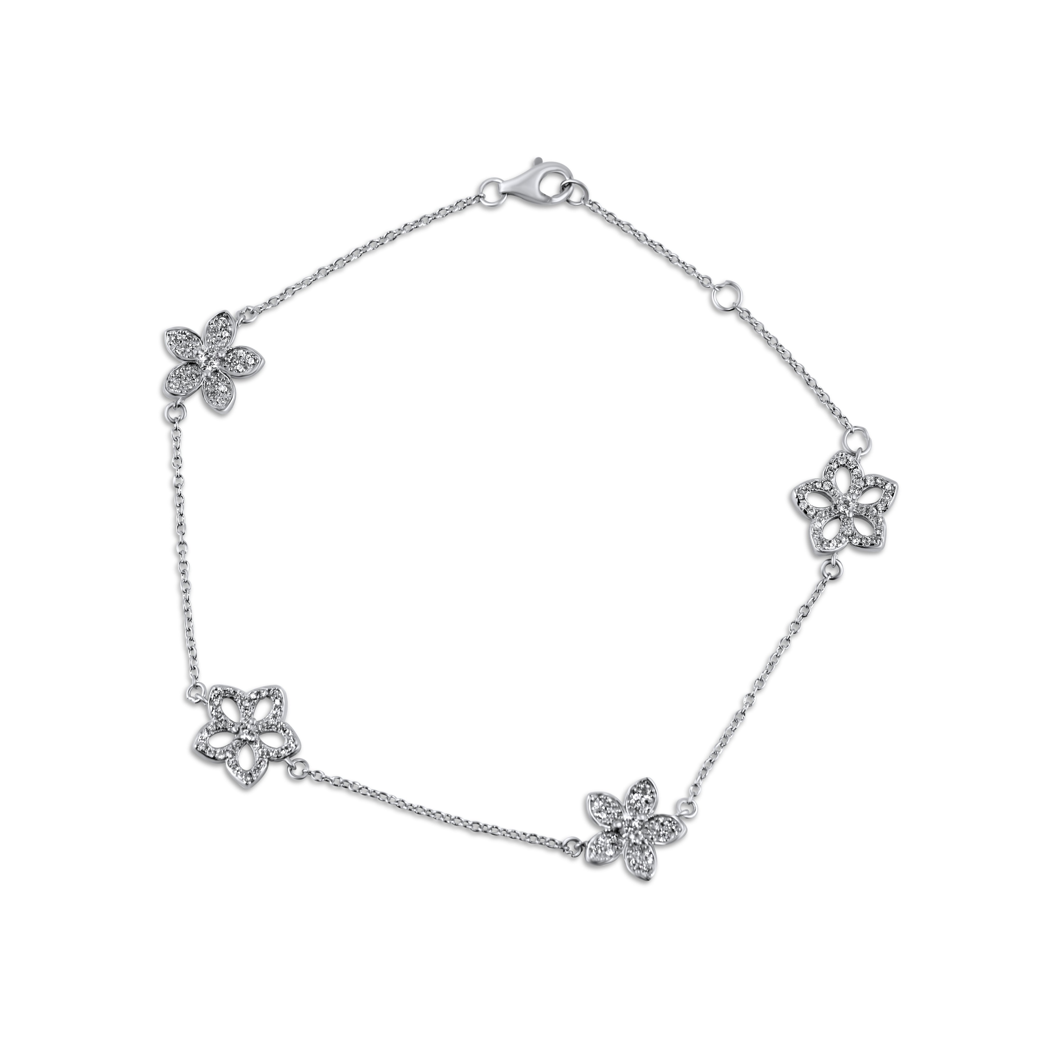 Sparkle Flower Bracelet