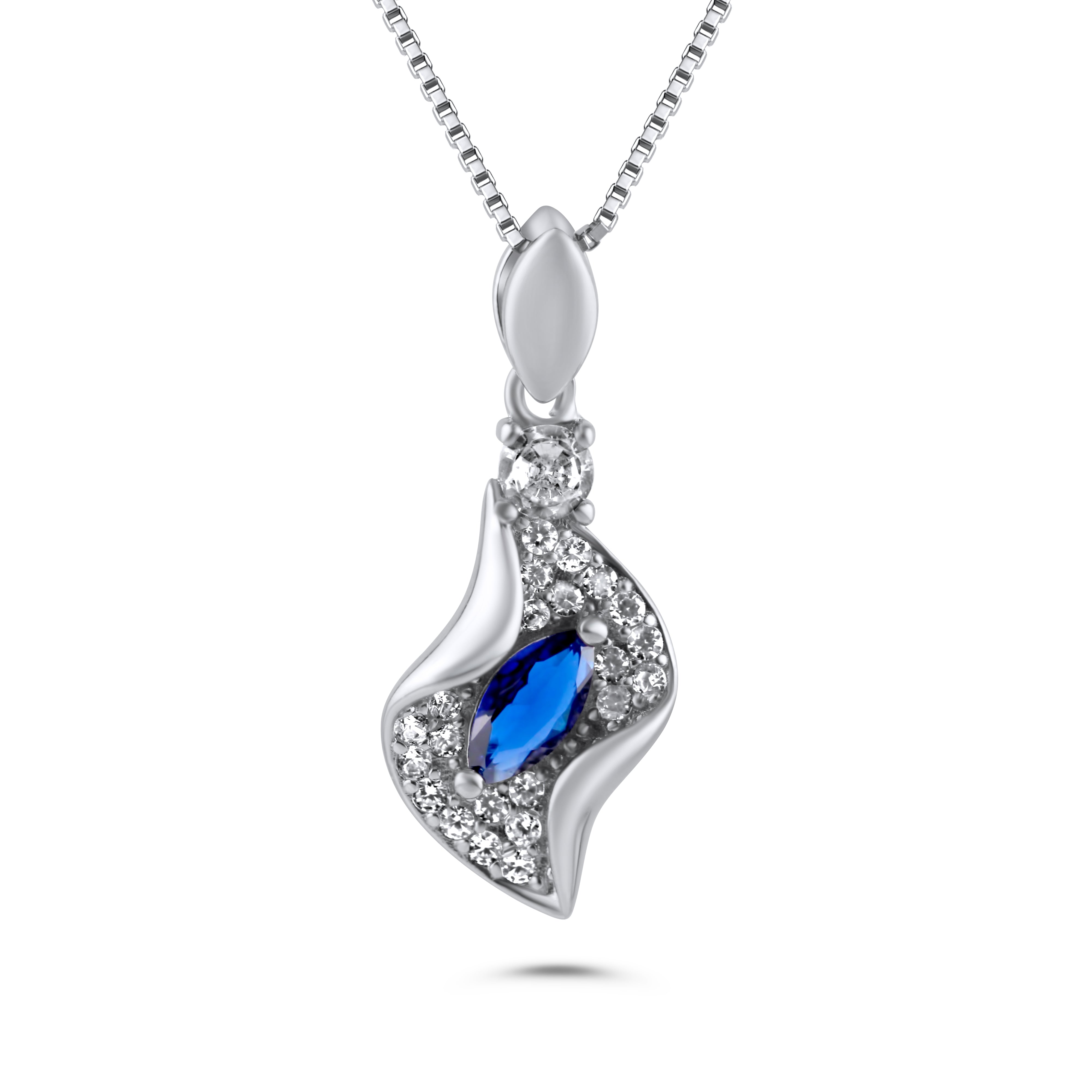 Silver Angel Tears Pendant